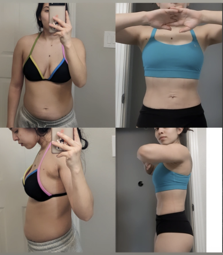 girl showing results for fat loss, The Best Exercises to Lose Belly Fat Fast.