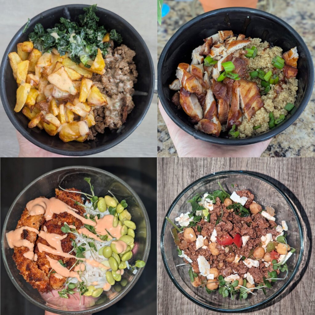 Healthy 20 minute meal prep containers